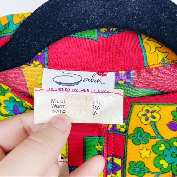 Vintage 1970s Serbin Psychedelic Three Piece Set - Picture 5 of 8